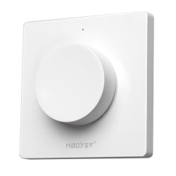 Panel LED Sterownik MONO/CCT Milight K1 Naścienny 4-Strefowy, Pilot MiBoxer Biały, Włącznik