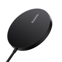 Ładowarka BASEUS MagSafe QI 15W Indukcyjna Czarna, Magnetyczna