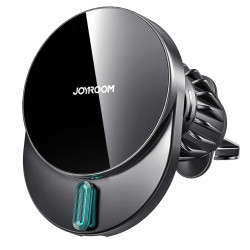 Uchwyt Samochodowy Joyroom JR-ZS409 Magnetyczny Z Ładowarką Indukcyjną 15W Na Kratkę, Czarny