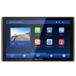 Radio Samochodowe Stacja Multimedialna 9" Android Auto, Apple Carplay z DVR i Kamerą Cofania Kruger&Matz KM2022