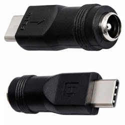 Przejściówka Zasilania Wtyk USB-C Gniazdo DC 5,5/2,1 przejście adapter