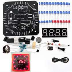 ZEGAR DO SAMODZIELNEGO MOTAŻU cyfrowy DIY termometr do lutowania kit