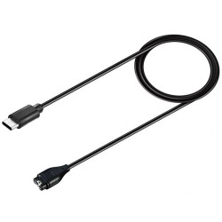 Kabel Do Ładowania Smartwatchy Garmin, USB-C, Czarny 1m