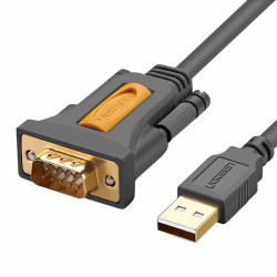ADAPTER USB - RS232 DB9 NA KABLU 1m Szary CR104 UGREEN