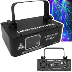 EFEKT DISCO LASER 500mW DMX, czujnik dźwięku, 230V