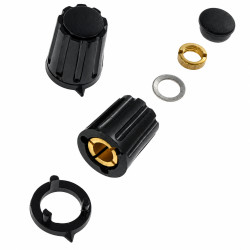 Gałka 15 do potencjometru na oś 6 mm zaciskana