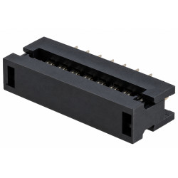 Wtyk IDC 16 pin na taśmę Raster 1,27mm, raster styków 2,54mm