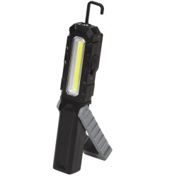 Latarka LED, Lampa Robocza Ze Stojakiem i Magnesem, Ładowana, USB-C