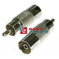 Przejście wt.RCA/gn.TV-Podzespoły Elektroniczne